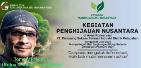 Ditengah Cibiran dan Tantangan, Mandala Foundation Hijaukan Lahan Konservasi Batu Gajah