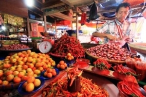 Harga Cabe dan Timun di Pangkalan Kerinci Menggila
