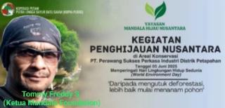 Ditengah Cibiran dan Tantangan, Mandala Foundation Hijaukan Lahan Konservasi Batu Gajah