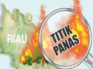 BMKG Lihat Banyak Lahan Riau Terbakar