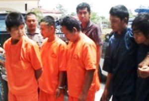 Komplotan Spesialis Curanmor Dicokok Polres Pelalawan